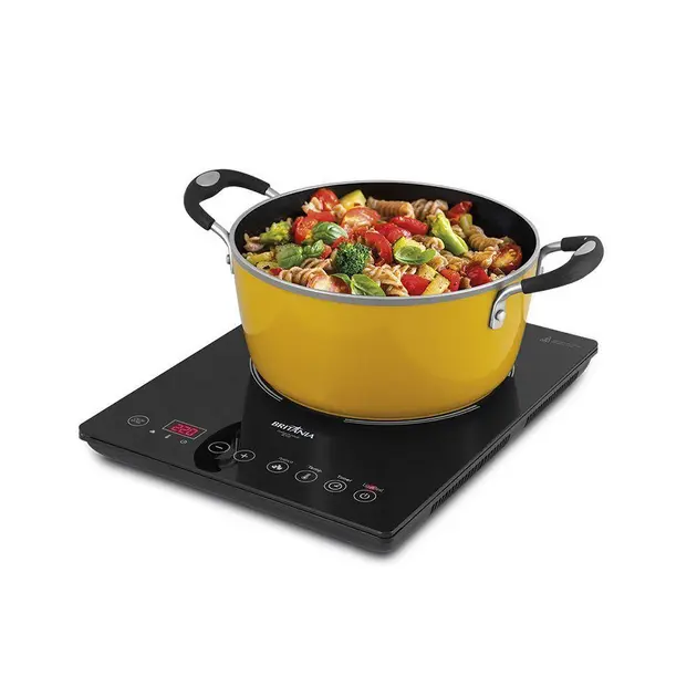 Cooktop de Indução Britânia 1 Boca 220V Preto BCT01P Cooktop de Indução Britânia 1 Boca 220V Preto BCT01P