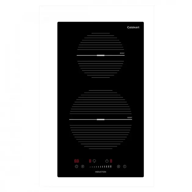 Cooktop Dominó Elétrico 2 Queimadores Vitrocerâmico Cuisinart Arkton 220V Cooktop Dominó Elétrico 2 Queimadores Vitrocerâmico Cuisinart Arkton 220V