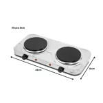 Cooktop Elétrico 2 Bocas Fama Inox - 2000W 220V FFG01