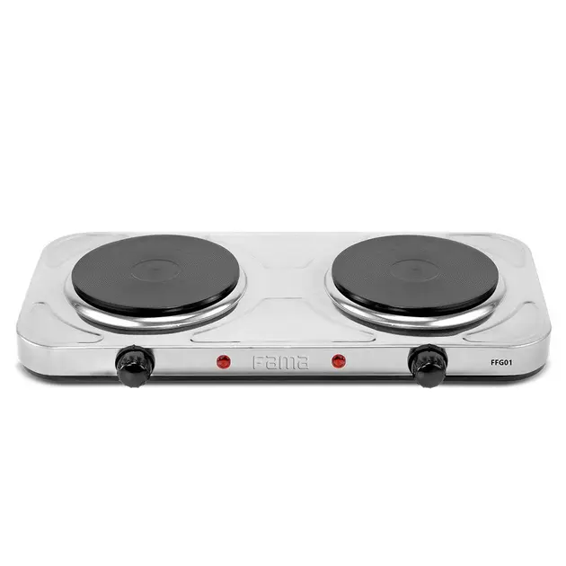 Cooktop Elétrico 2 Bocas Fama Inox – 2000W 220V FFG01 Cooktop Elétrico 2 Bocas Fama Inox - 2000W 220V FFG01
