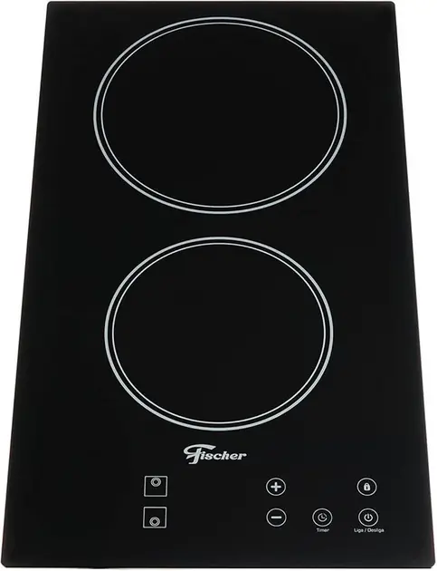 Cooktop Elétrico Fischer 2 Bocas Vitrocerâmica Touch 220V Preto – 30004-73474 Cooktop Elétrico Fischer 2 Bocas Vitrocerâmica Touch 220V Preto - 30004-73474