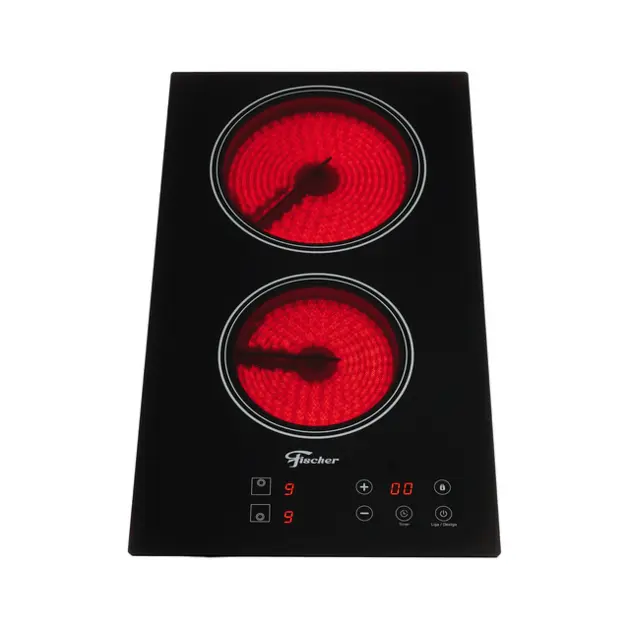 Cooktop Elétrico Fischer 2 Bocas Vitrocerâmica Touch 220V Preto – 30004-73474 Cooktop Elétrico Fischer 2 Bocas Vitrocerâmica Touch 220V Preto - 30004-73474