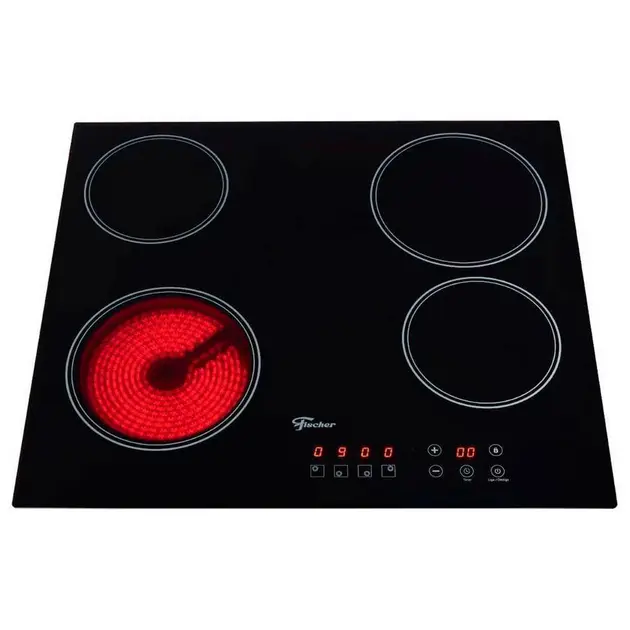 Cooktop Elétrico Fischer 2 Bocas Vitrocerâmica Touch 220V Preto – 30004-73474 Cooktop Elétrico Fischer 2 Bocas Vitrocerâmica Touch 220V Preto - 30004-73474