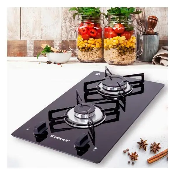 Cooktop Elétrico Gourmet 2 Bocas Safanelli Inox 220V – FGE220 Cooktop Elétrico Gourmet 2 Bocas Safanelli Inox 220V - FGE220