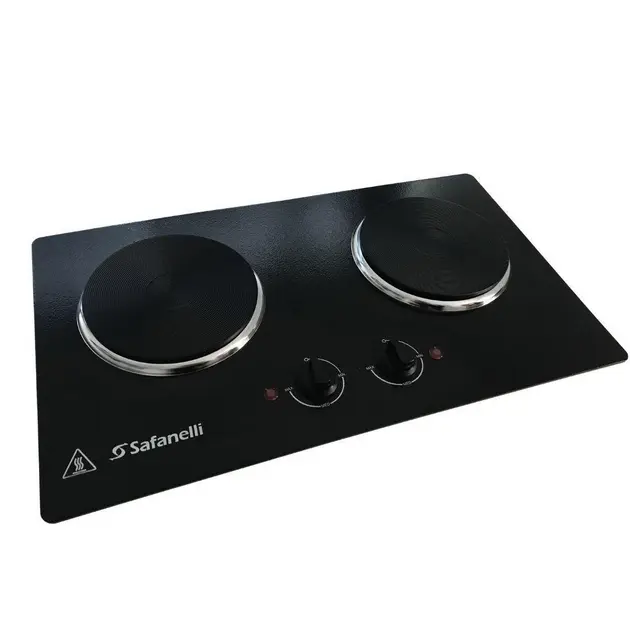 Cooktop Elétrico Gourmet 2 Bocas Safanelli Inox 220V – FGE220 Cooktop Elétrico Gourmet 2 Bocas Safanelli Inox 220V - FGE220