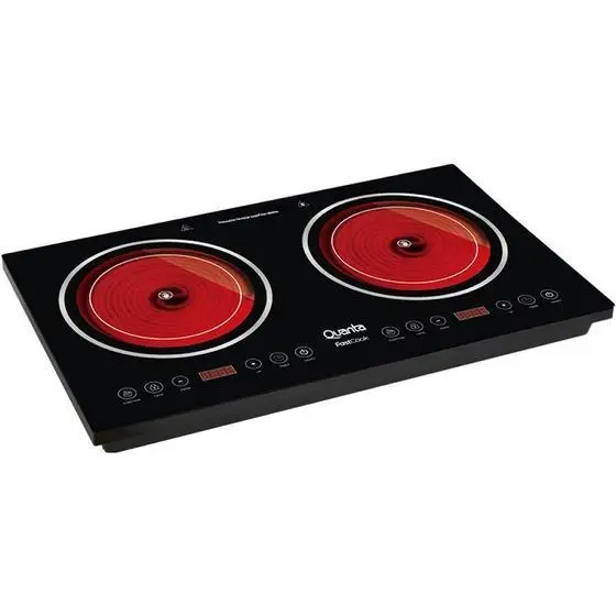 Cooktop Elétrico Infravermelho Quanta 2 Bocas 220V – QTCEI220 – Preto Cooktop Elétrico Infravermelho Quanta 2 Bocas 220V - QTCEI220 - Preto