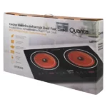 Cooktop Elétrico Infravermelho Quanta 2 Bocas 220V - QTCEI220 - Preto