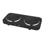 Cooktop Elétrico Portátil 2 Bocas Preto 220V - Alta Potência
