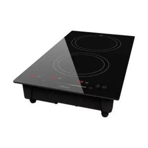Cooktop Elétrico Portátil 2 Bocas Preto 220V - Alta Potência