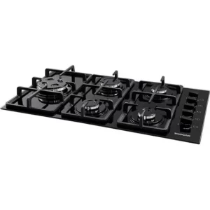 Cooktop Suggar 4 Bocas Preto com Tripla Chama e Gás Bivolt FG4304AVP