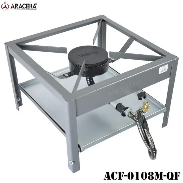 Fogão 1 Boca Araceba Preto - ACF-0106PA