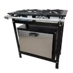 Fogão 2 Bocas Cefaz Gold Preto Bivolt CFZG-119 com Forno