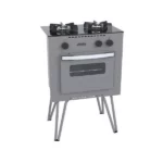 Fogão 2 Bocas Metalmaq Stori Top Cinza - M6