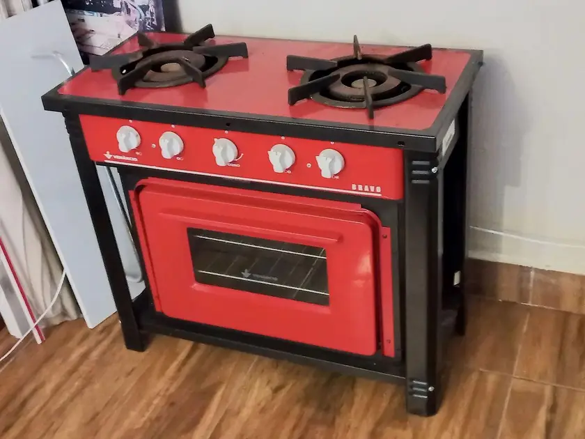 Fogão 2 Bocas Venâncio Bravo Bordô BR2B - Baixa Pressão com Forno