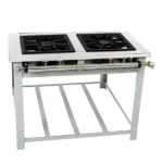 Fogão 2 Bocas Venâncio Maxi 40x40 - M2PD2 Inox Baixa Pressão 5.586kcal/h