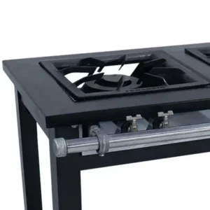 Fogão 2 Bocas Venâncio Maxi 40x40 - M2PD2 Inox Baixa Pressão 5.586kcal/h
