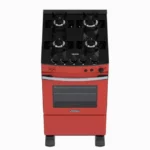 Fogão 4 Bocas Baixa Pressão Red Chameleon Inox - Modelo Find04-gn