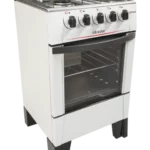 Fogão 4 Bocas Braslar Horus Glass Branco - Mesa em Vidro Bivolt