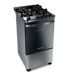 Fogão 4 Bocas Brastemp Inox Mesa em Vidro - 220v - BFO4VBRRNA