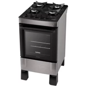 Fogão 4 Bocas Itatiaia New Itaglass Inox Mesa em Vidro - Bivolt