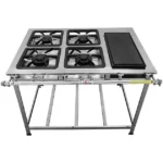 Fogão 4 Bocas Kenok Baixa Pressão Inox - FBSE4B.839