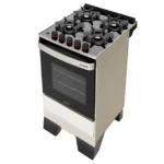 Fogão 4 Bocas Mueller Piacere Vetro Inox Bivolt Mesa de Vidro