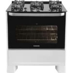 Fogão 5 Bocas Suggar Branco Mesa em Vidro - 110V - FGV506BR1