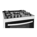 Fogão 5 Bocas Suggar Neo Glass Branco 90L Bivolt - Fgvng510br