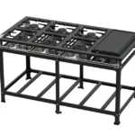 Fogão 6 Bocas Itajobi Standard com Chapa Grafite