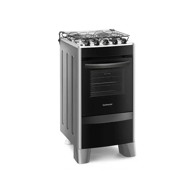 Fogão 4 Bocas Continental Brasil Prata – Bivolt – Fc4cs
