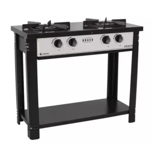 Fogão a Gás Bravo Industrial 2 Bocas Venâncio BR2B - Inox
