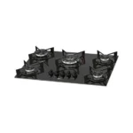 Fogão Cooktop Fischer 4 Bocas Preto Trempe Iron Bivolt Vidro Temperado