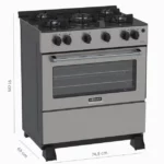 Fogão de Embutir 5 Bocas Venax Gaudi Inox - Bivolt, 883L, Acendimento Automático