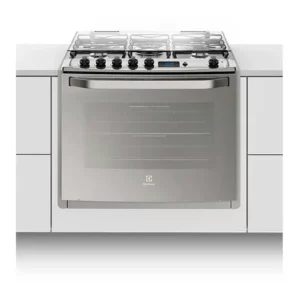 Fogão de Embutir Electrolux 76EXV Inox 5 Bocas com Grill e Timer Digital 220V
