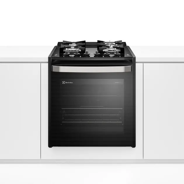 Fogão de Embutir Electrolux Experience 4 Bocas Preto com Mesa em Vidro – 220V Fogão de Embutir Electrolux Experience 4 Bocas Preto com Mesa em Vidro - 220V