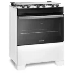Fogão de Piso 5 Bocas Continental FC5CB Branco Bivolt com Mesa Compartimentada