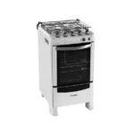 Fogão de Piso Esmaltec 4 Bocas Safira Branco - Bivolt - 0104001262