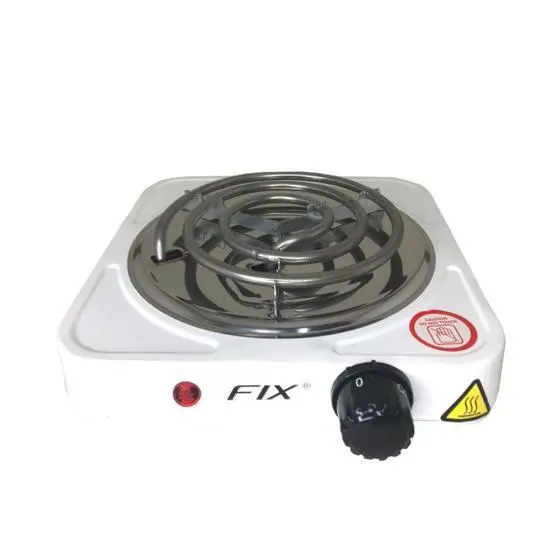 Fogão Elétrico 1 Boca Camping Branco 220V 1000W Fogão Elétrico 1 Boca Camping Branco 220V 1000W