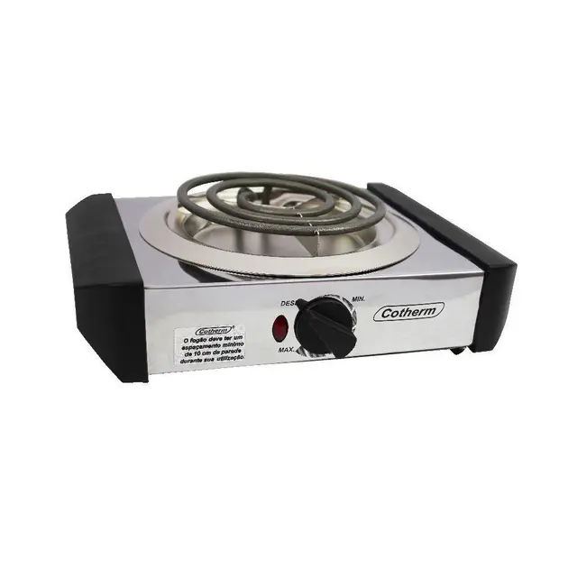 Fogão Elétrico 1 Boca Cotherm Inox 220V - Compacto e Eficiente
