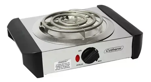 Fogão Elétrico 1 Boca Cotherm Inox 220V - Compacto e Eficiente