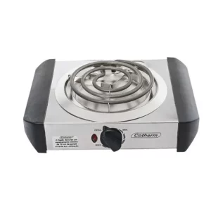 Fogão Elétrico 1 Boca Cotherm Inox 220V - Compacto e Eficiente