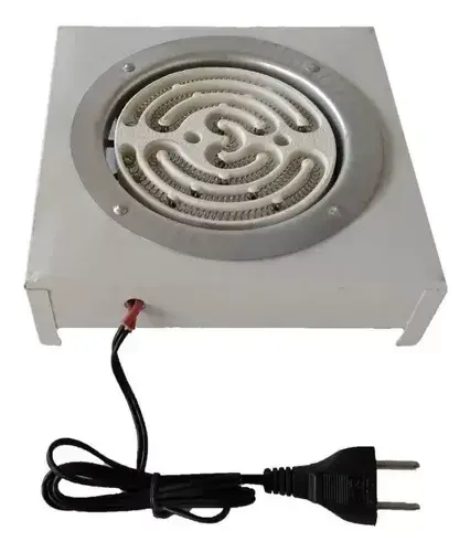 Fogão Elétrico 1 Boca Portátil 1000W Branco - 110V