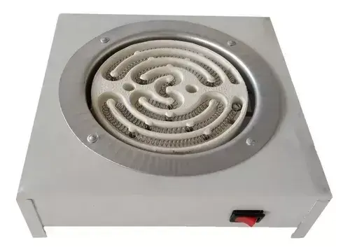 Fogão Elétrico 1 Boca Portátil 1000W Branco - 110V