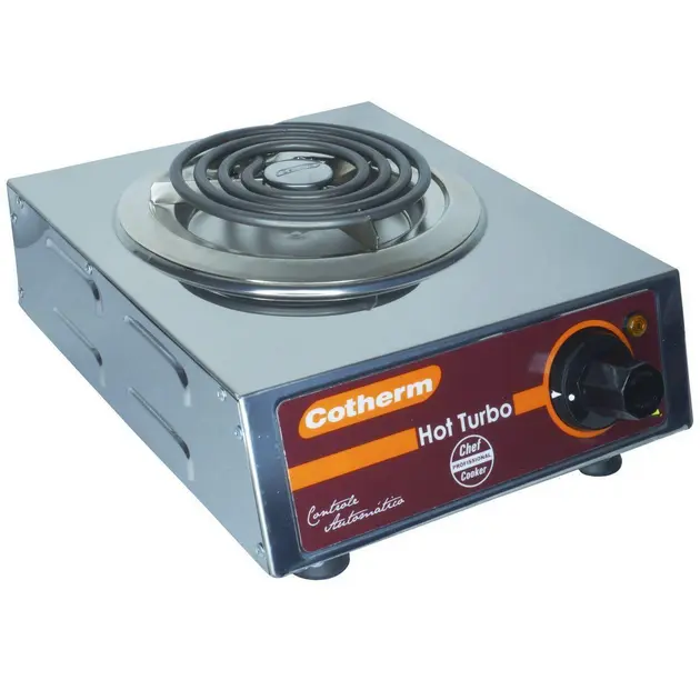 Fogão Elétrico Cotherm Hot Turbo Inox 1 Boca 220v 1250W 2446
