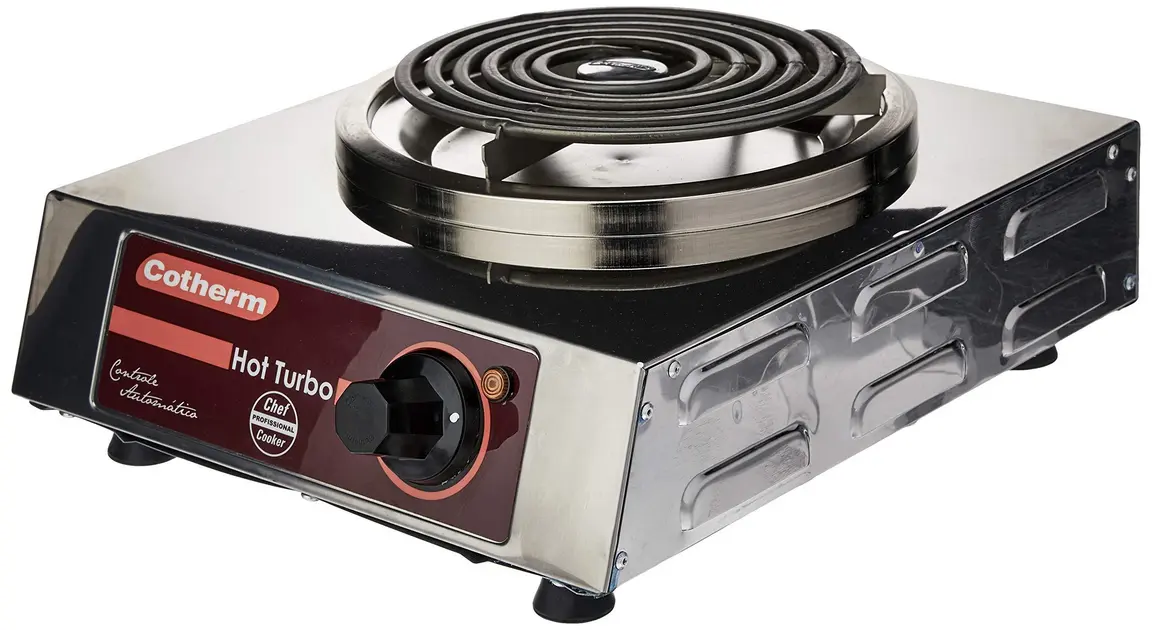 Fogão Elétrico Cotherm Hot Turbo Inox 1 Boca 220v 1250W 2446