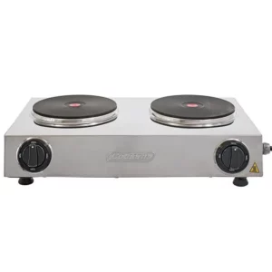 Fogão Elétrico Cotherm Rubi Inox 2 Bocas 220V - Potência 4000W