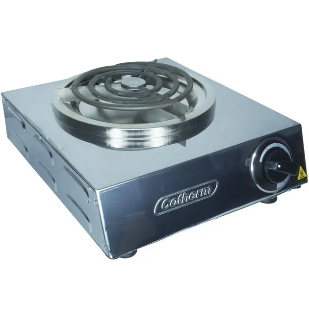 Fogão Elétrico Portátil 1 Boca Inox 110V Cotherm