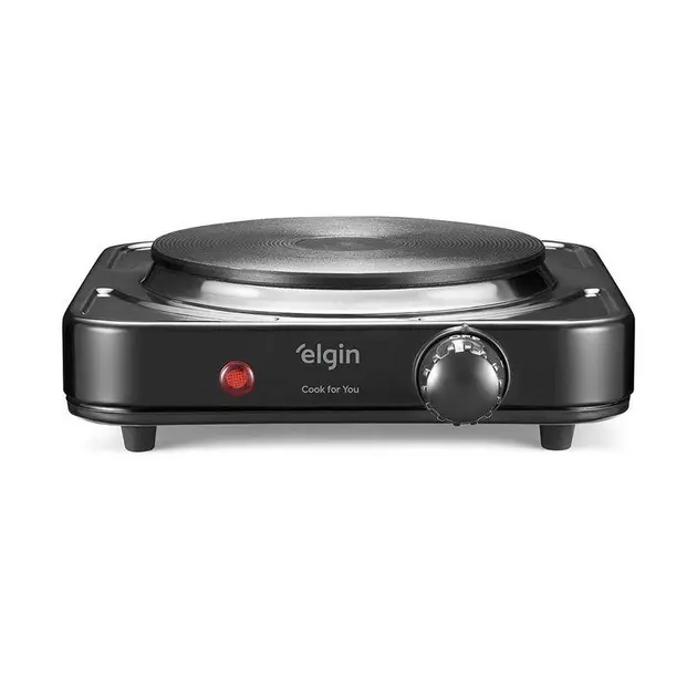Cooktop 1 Bocas Elgin Preto – Portátil – Elétrico 220v – Fog20