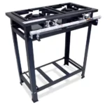 Fogão Industrial 2 Bocas Baixa Pressão P7 2QD Grafite MetalFour