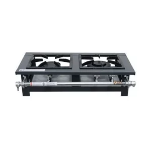 Fogão Industrial 2 Bocas Metalfour P7 Baixa Pressão 1QS 1QD - Grafite